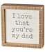 Inset Box Sign -