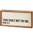 Inset Box Sign -