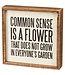 Inset Box Sign -