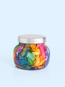 Capri Blue 48 oz Blue Jean Watercolor Jumbo Jar Candle Blue Watercolor Capri Blue 48 oz Blue Jean Watercolor Jumbo Jar Candle Blue Watercolor
