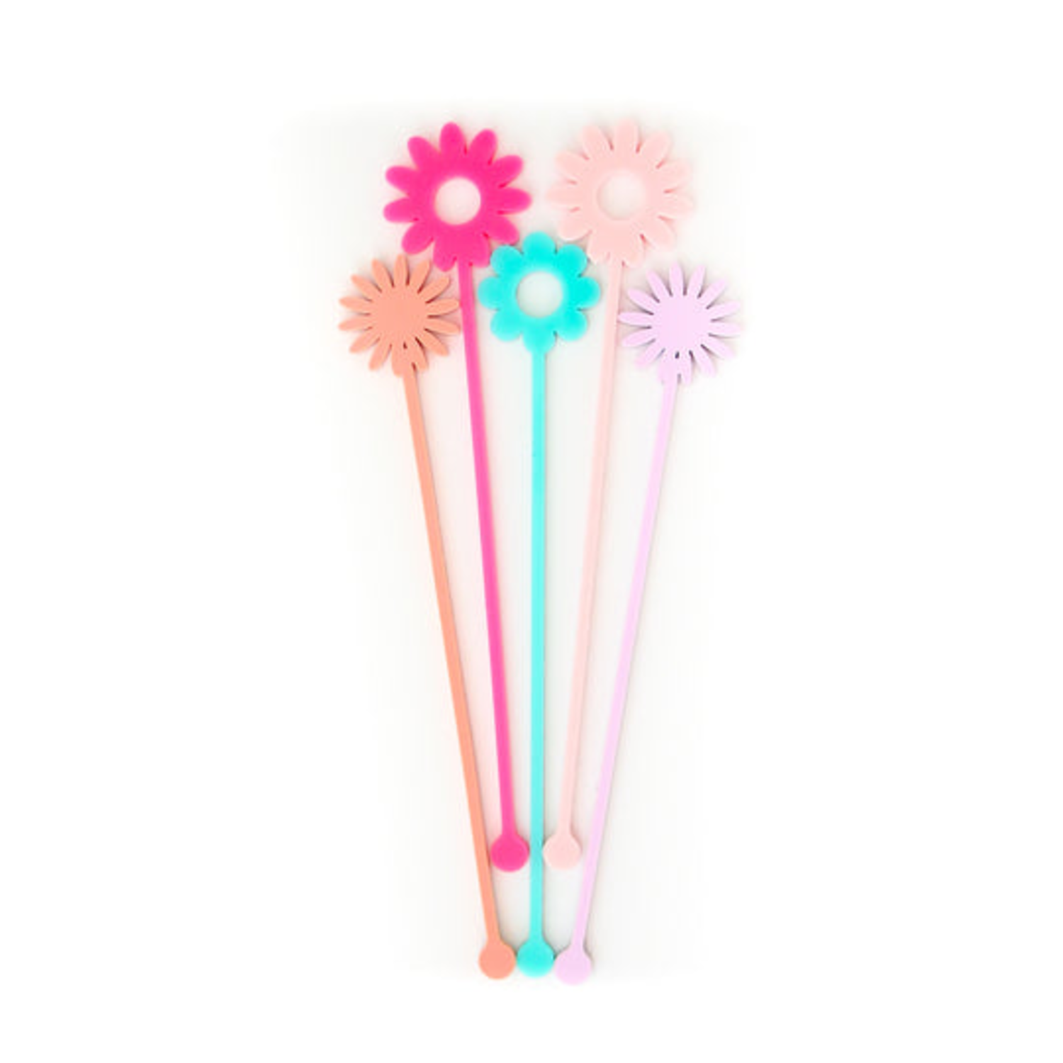 KAILO CHIC Flower Power Drink Stirrers - Amber Marie and Company