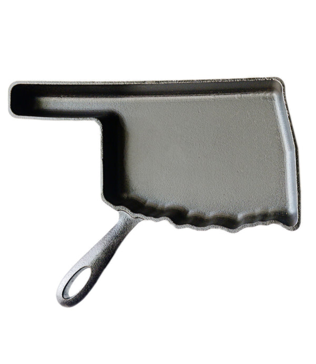 Oklahoma Cast Iron Skillet in a Gift Box
