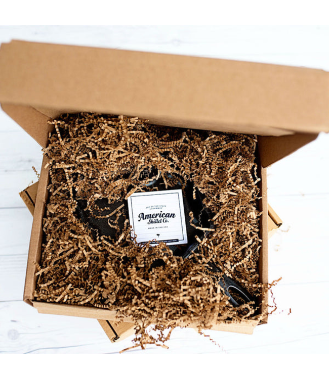 Oklahoma Cast Iron Skillet in a Gift Box