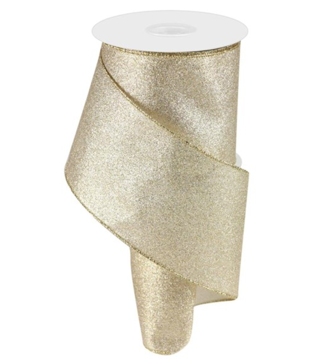 4"X10yd Shimmer Glitter Ribbon