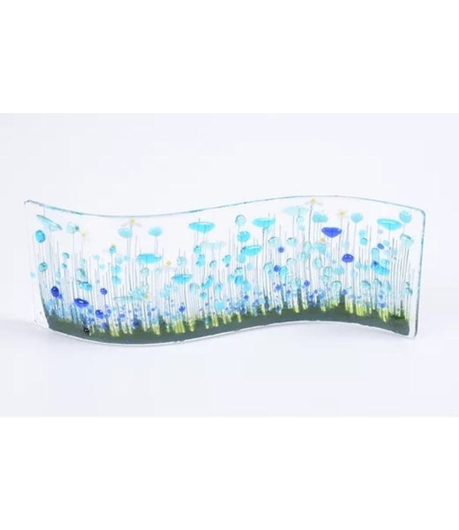 Handmade Fused Glass Wave
