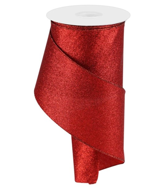 4"X10yd Shimmer Glitter Ribbon