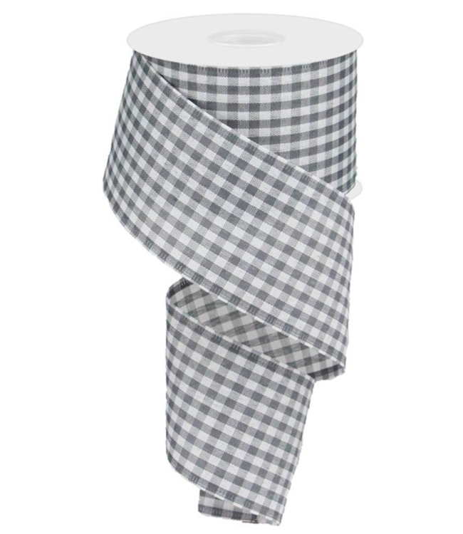 2.5"X10yd Farmhouse Gingham Ribbon