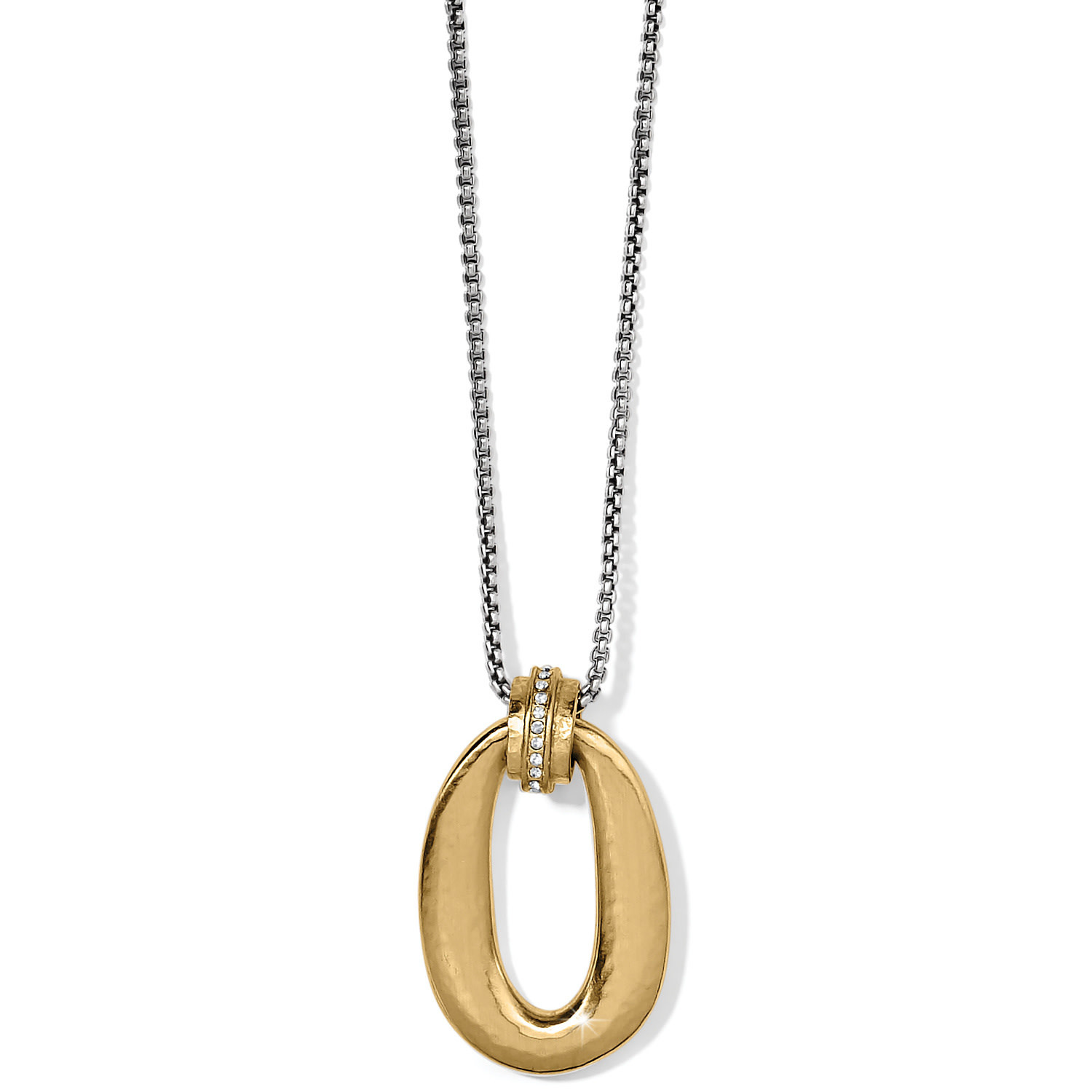 BRIGHTON Meridian Lumens Pendant Necklace Gold Amber Marie and