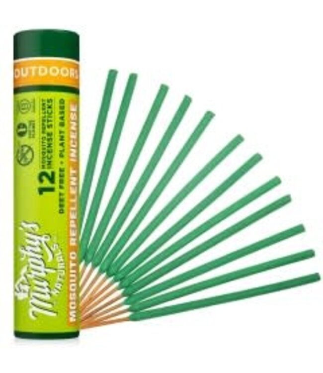 MOSQUITO REPELLENT INCENSE STICKS 12 CT IN TABLE TOP DISPLAY