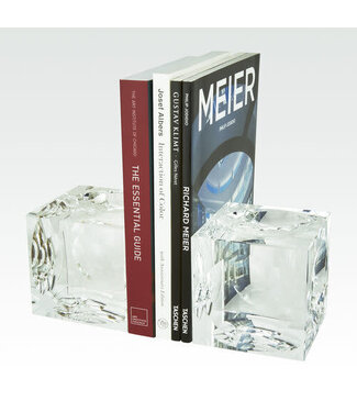 TIZO Crystal Cube Bookend Pair