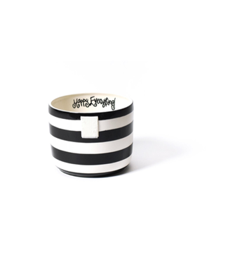 HAPPY EVERYTHING Black Stripe Happy Everything Mini Bowl