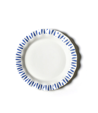 HAPPY EVERYTHING Wedgewood Drop 11 Ruffle Dinner Plate