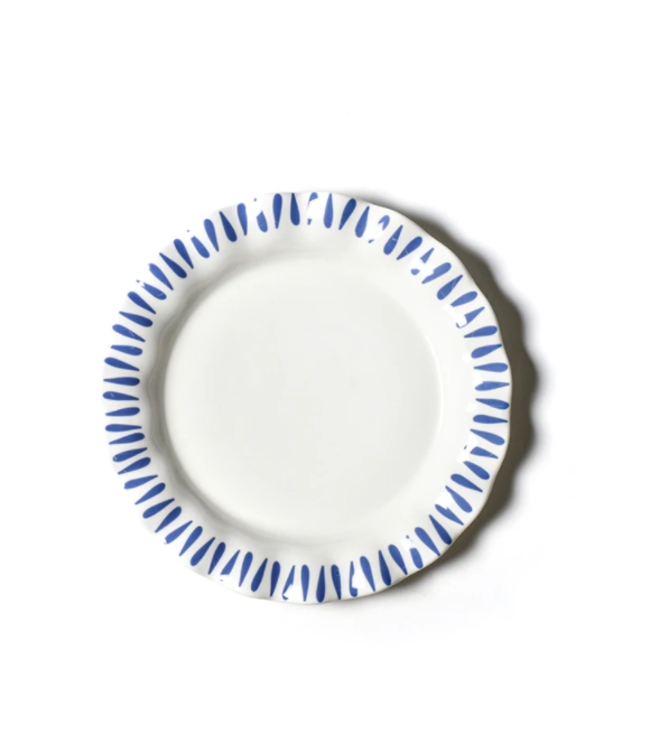 HAPPY EVERYTHING Wedgewood Drop 11 Ruffle Dinner Plate