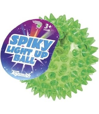 Flashing Spiky Ball Bouncy Squeezy