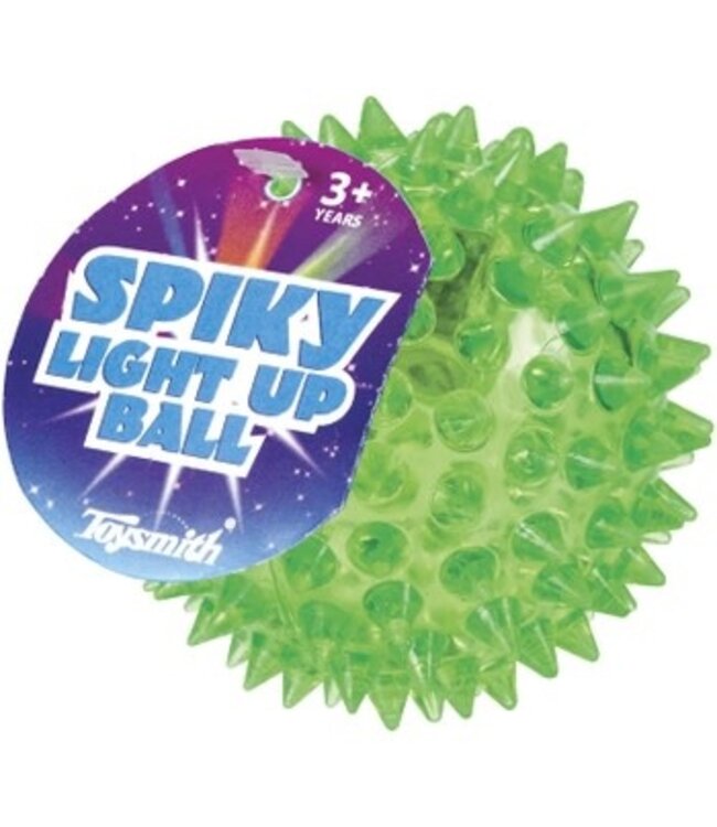 Flashing Spiky Ball Bouncy Squeezy