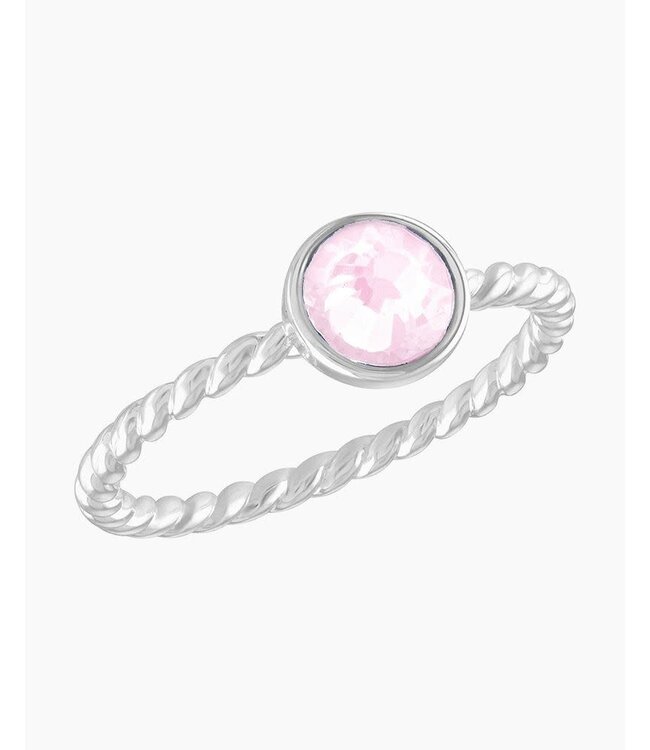 Trio CZ Leaf Stack Ring