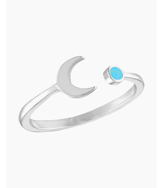 Trio CZ Leaf Stack Ring