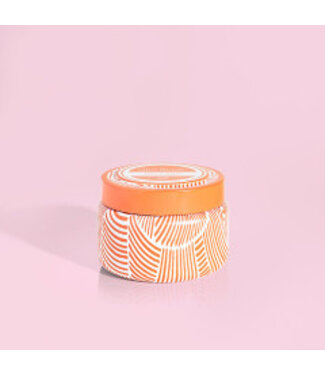 CAPRI BLUE Volcano Tangerine Printed Travel Tin