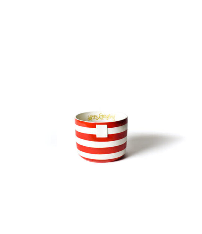 HAPPY EVERYTHING Red Stripe Happy Everything! Bowl