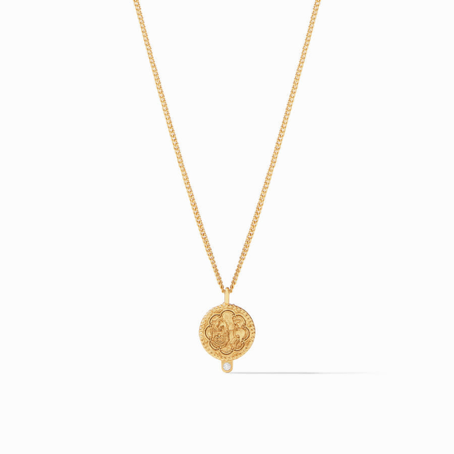 JULIE VOS Trieste Coin CZ Solitaire 