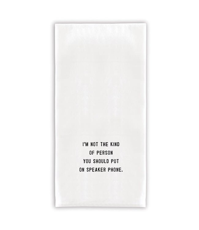 Face to Face Thirsty Boy Towel