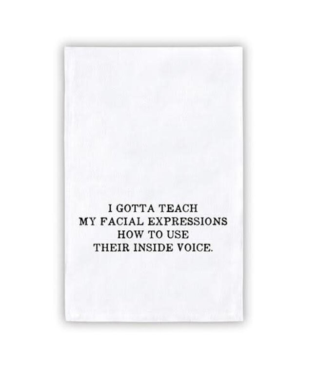 Face to Face Thirsty Boy Towel