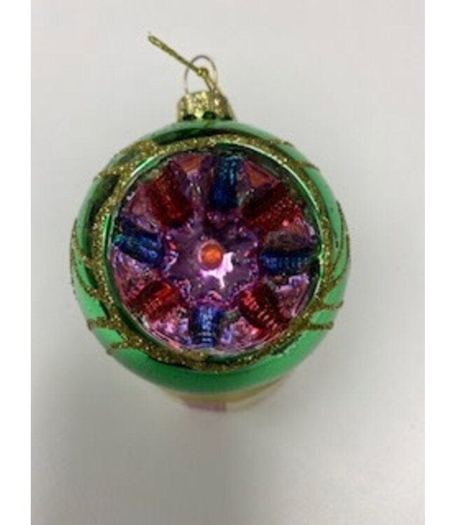 Reflector Orn, Glass 2.5" - 2.75"