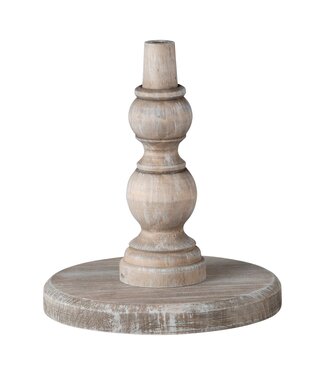 Neutral Wood Base For Toppers