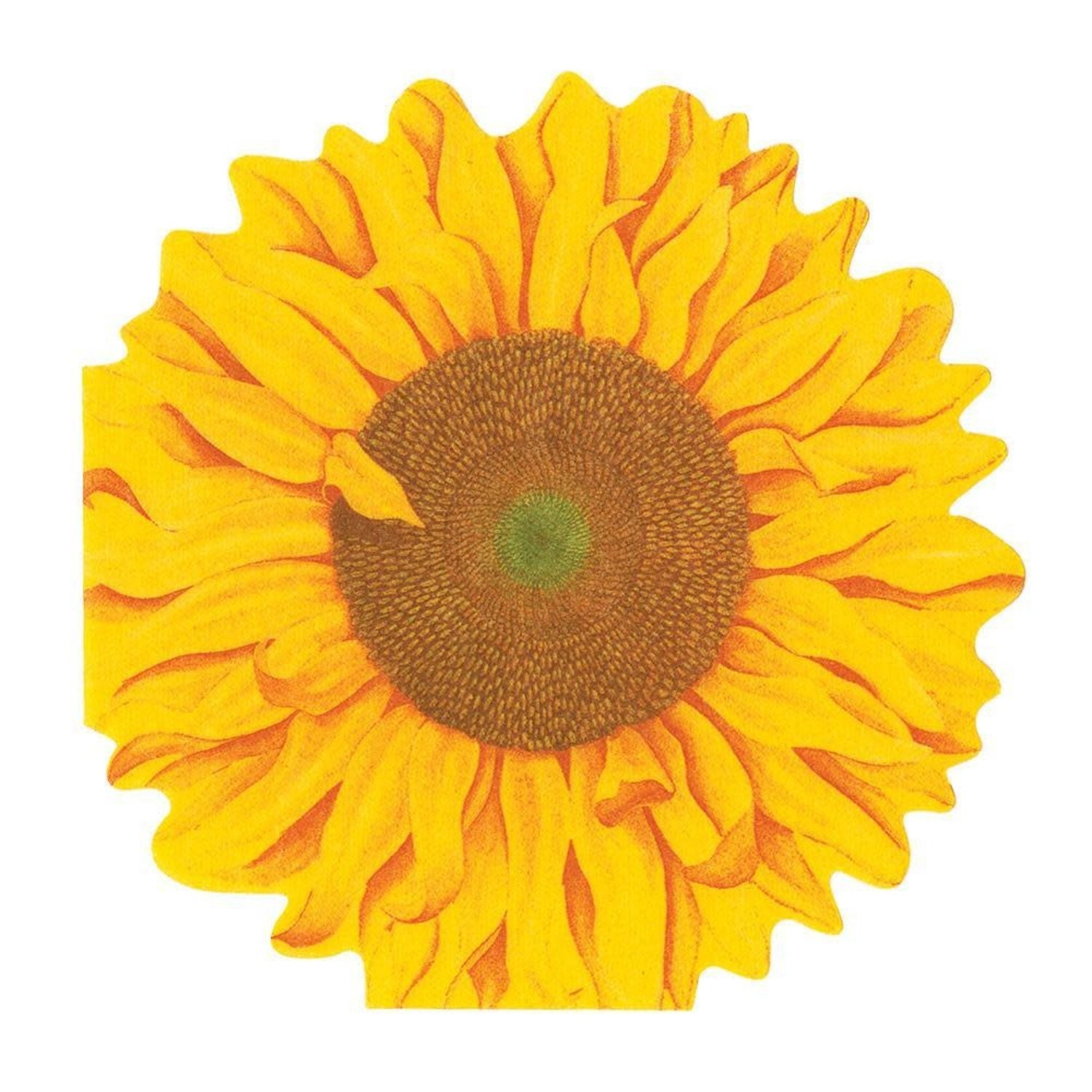 Girasol - Die - Cut Paper Linen - Line Airlaid Luncheon D-Cut 15In - Amber  Marie and Company