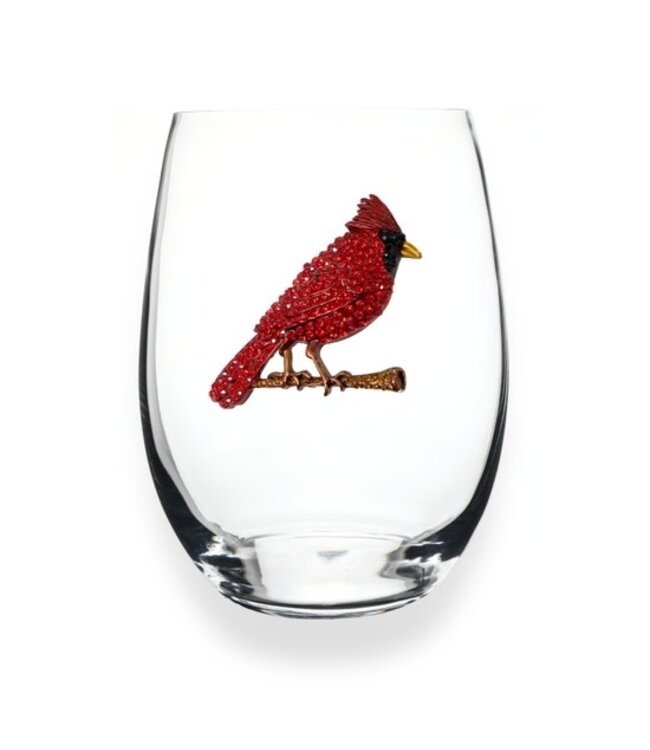 Jeweled Stemless Wine Glass