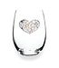 Jeweled Stemless Wine Glass