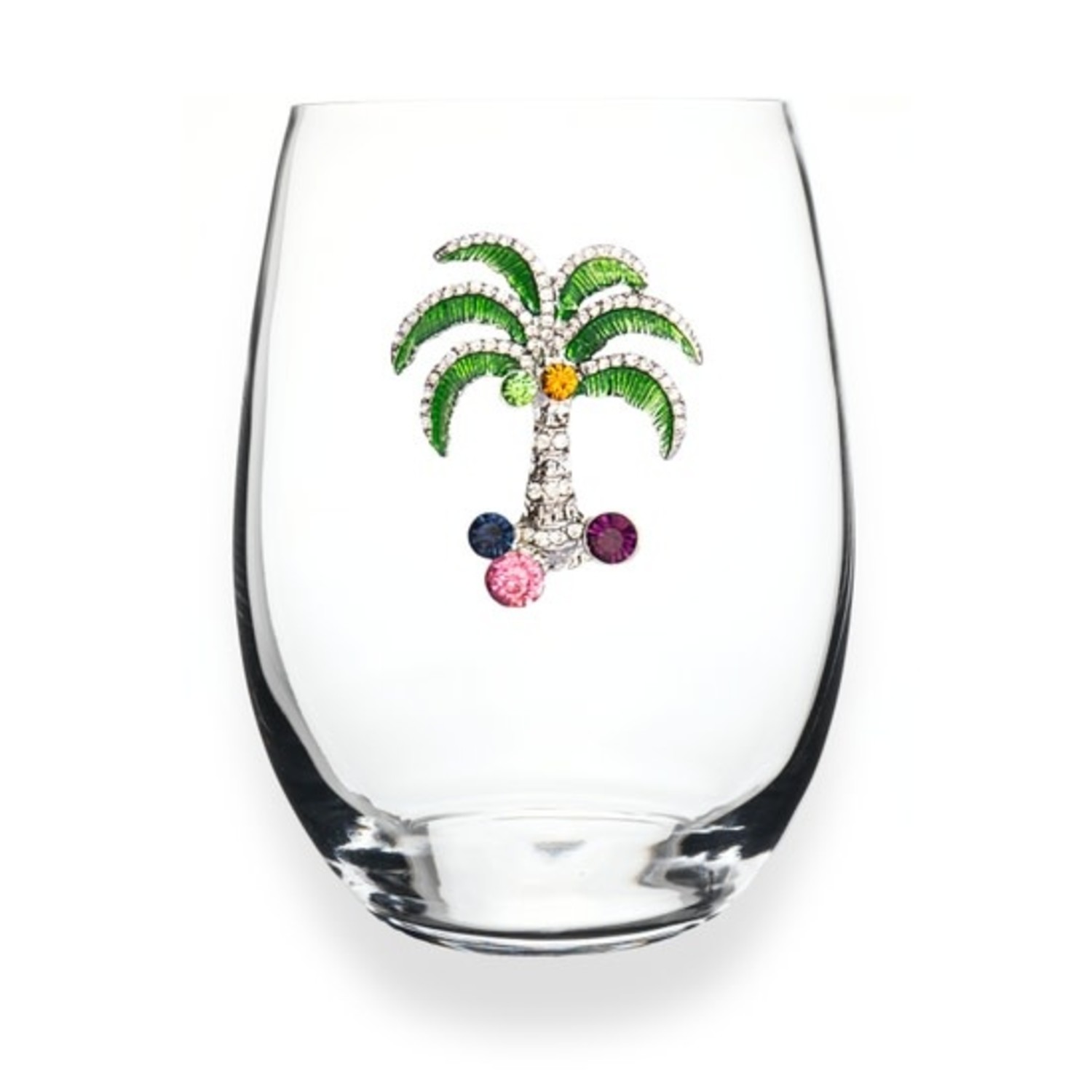 Four Leaf Clover  St. Patrick's Day Stemless Wine Tumbler - About to POP!