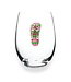 Jeweled Stemless Wine Glass