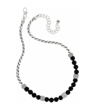 BRIGHTON Meridian Black Bead Necklace