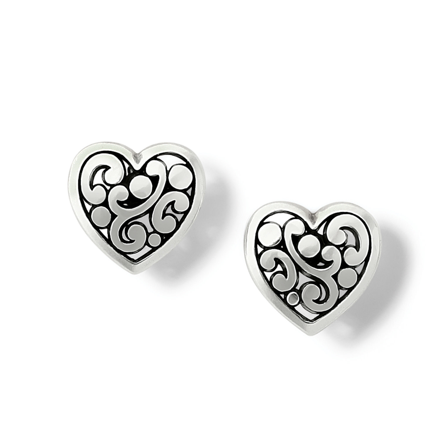 BRIGHTON Contempo Heart Post Earrings - Amber Marie and Company