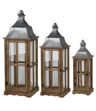 Metal Window Scape Lantern