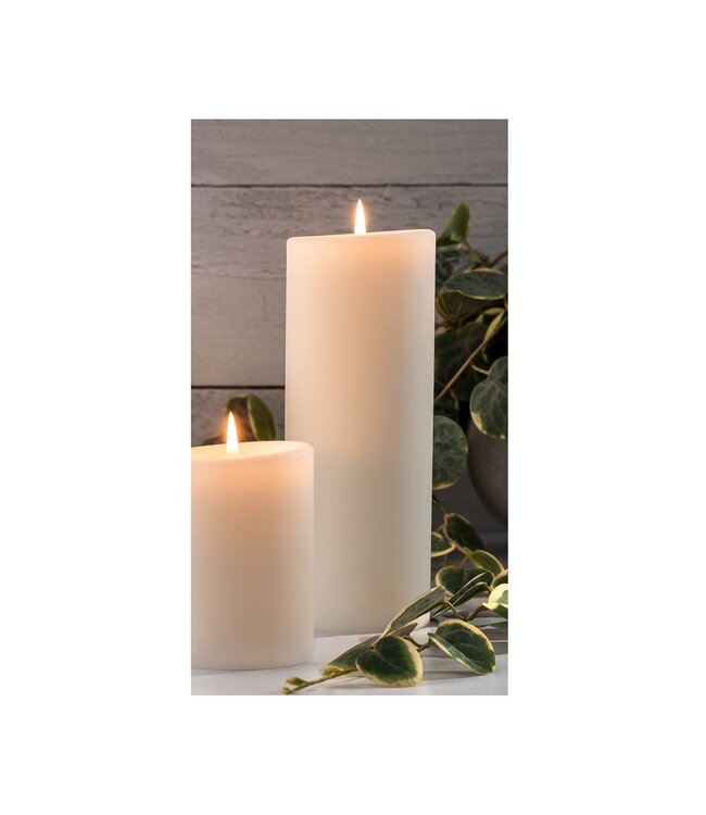 Natural 3x8 Pillar Candle