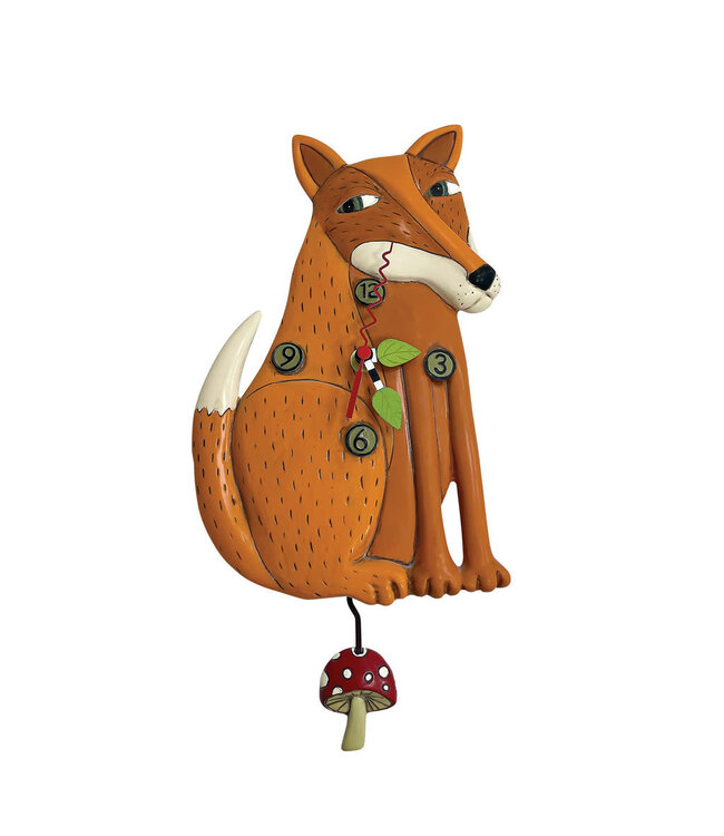 ALLEN CLOCKS Foraging Fox Clock