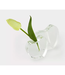 TIZO Crystal Glass Heart Shaped Vase - Small
