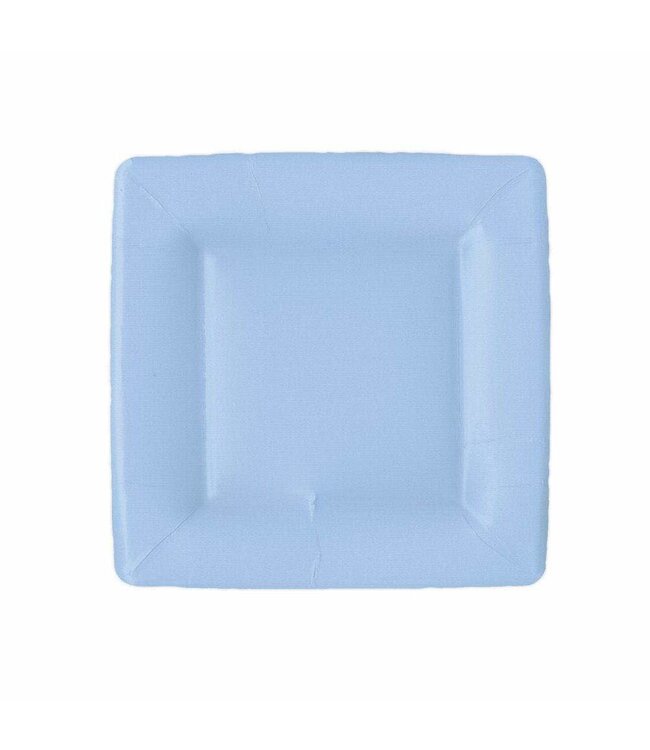 Grosgrain Light Blue - Salad/Dessert Plate Square