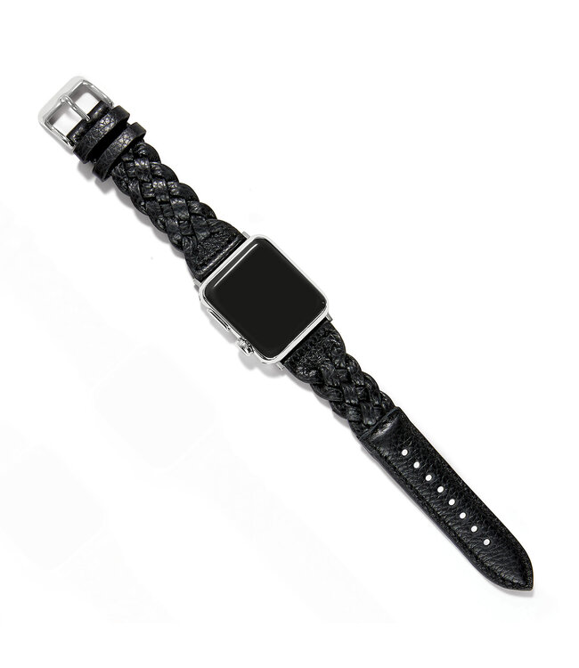 BRIGHTON Sutton Braided Leather Watch Band