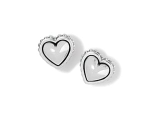 BRIGHTON Contempo Heart Post Earrings - Amber Marie and Company