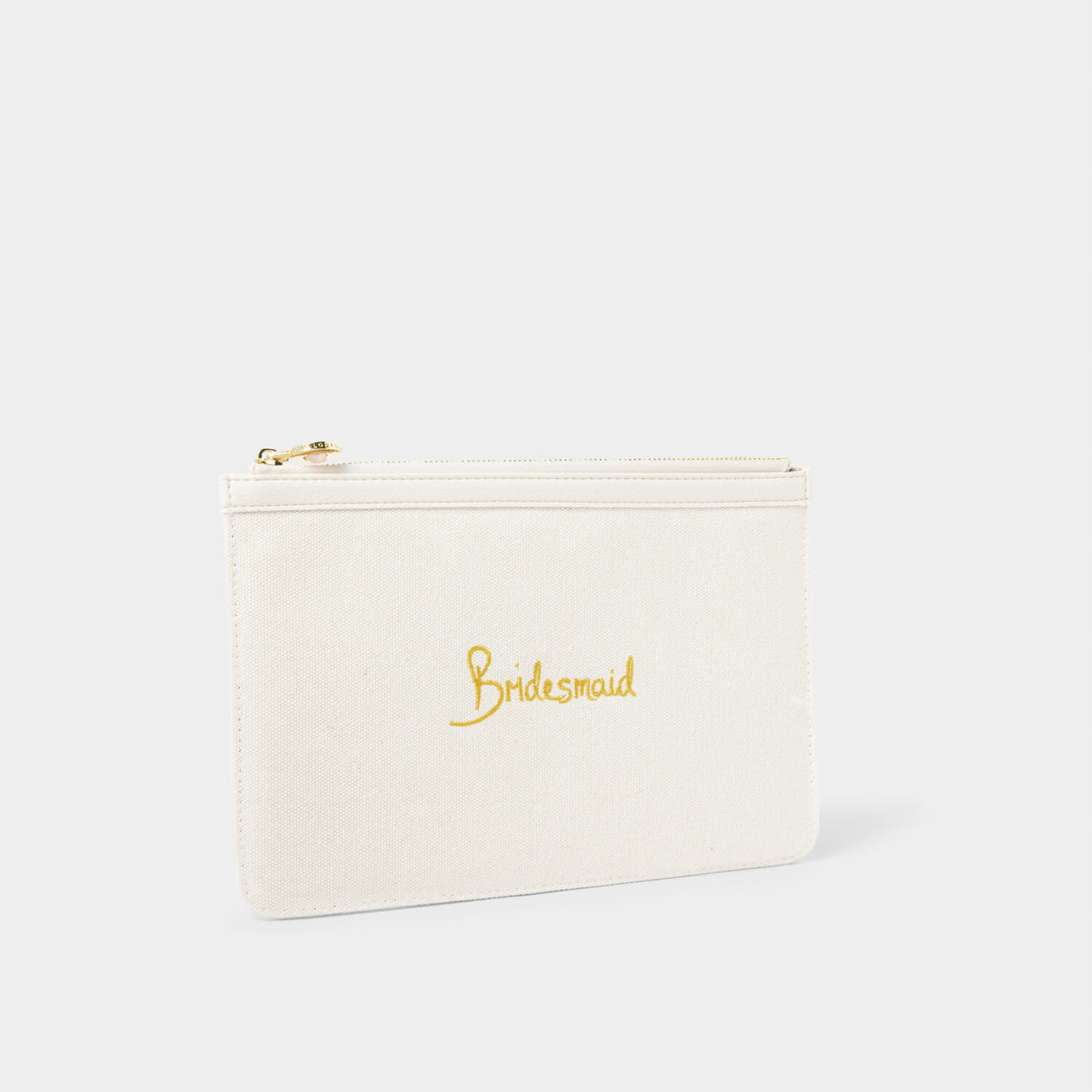 KATIE LOXTON Bridal Canvas Pouch Bridesmaid Rose Quartz Amber Marie