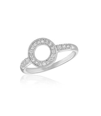 Circle CZ Stack Ring