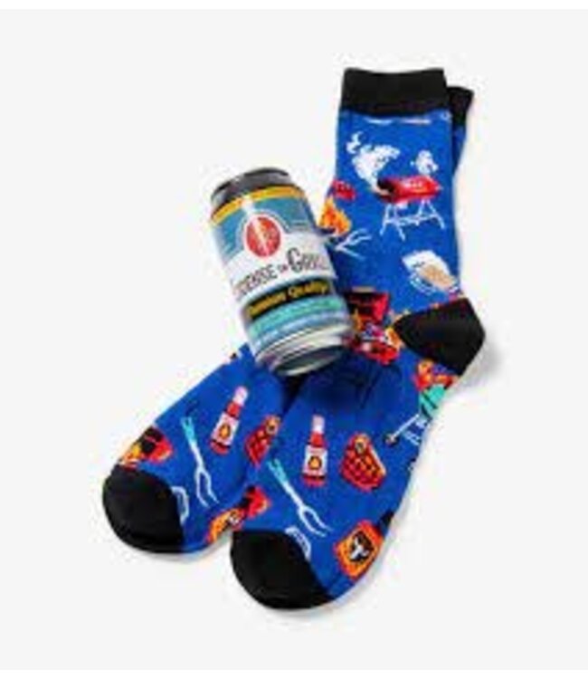 HATLEY LITTLE BLUE HOUSE INC. Men's Beer Can Socks