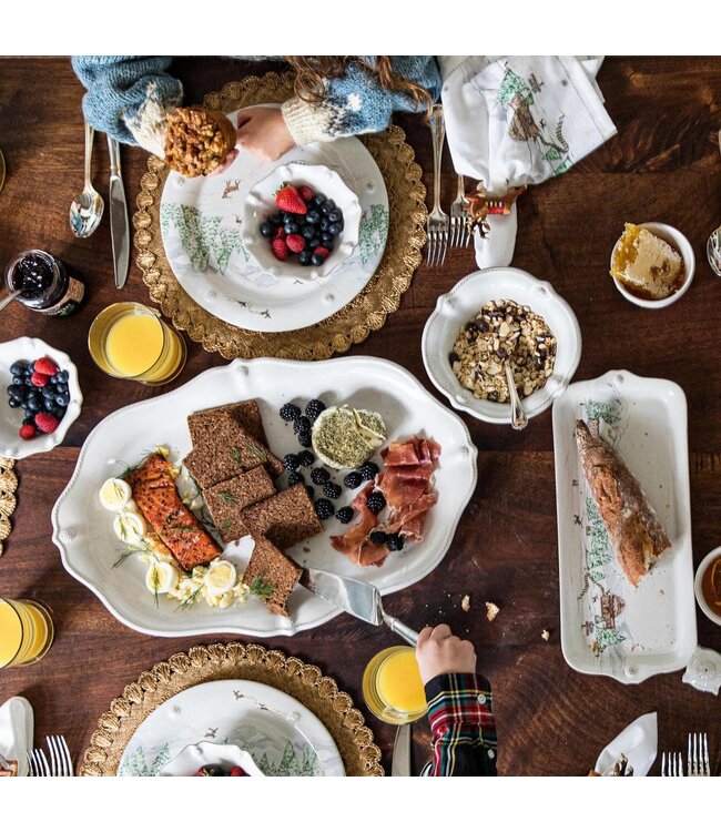 JULISKA Berry & Thread Platter 20 in. - Whitewash