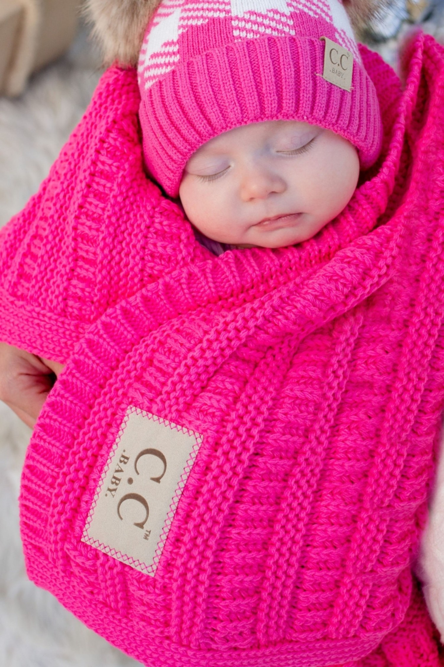 TRULY CONTAGIOUS C.C Popular Baby Blanket Amber Marie and Company