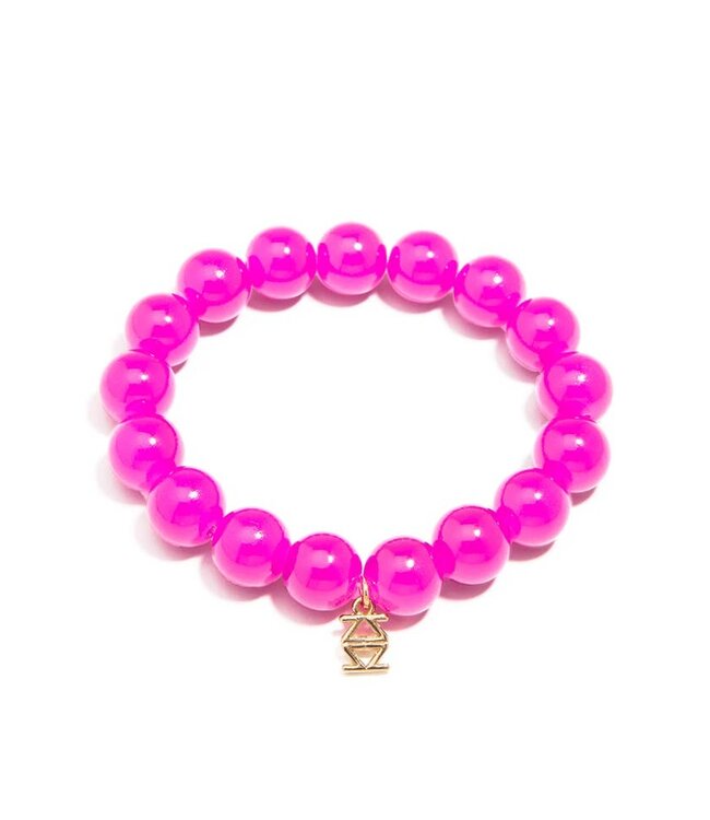 Glass Bead Stretch Bracelet