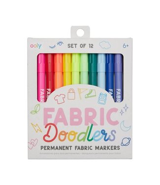 Fabric Doodlers Markers - Set of 12