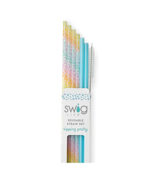 SWIG Reusable Straw Set